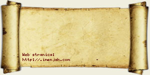 Isidora Zobenica vizit kartica